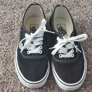 Black Authentic Vans